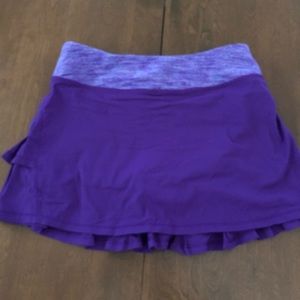 Lulu lemon girls Running skirt